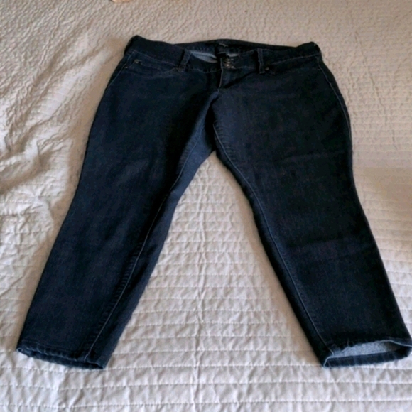 Torrid Dark Wash Skinny Jeans, size 12S - Picture 3 of 7